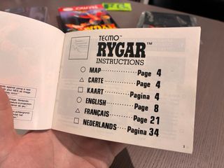 Rygar Nintendo NES Tecmo
