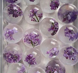 Hielos decorados para eventos