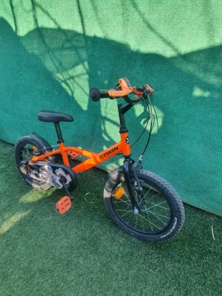 Bicicleta de niño naranja