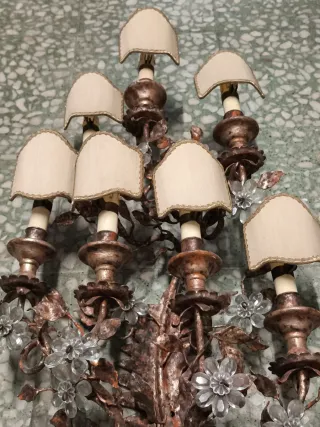 Grandes apliques italianos vintage