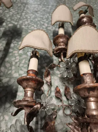 Grandes apliques italianos vintage