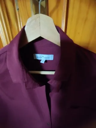 Camisa Amichi S flecos morada