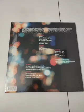 Rolling Stones Licked Live in NYC 3 LP Blanco