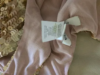 Vestito estivo corto sexy con paillettes oro