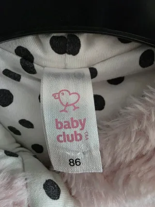 Chaqueta rosa invierno bebé talla 86cm.