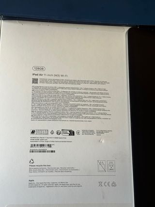 iPad Air 11 128GB Gris Espacial NUEVO!