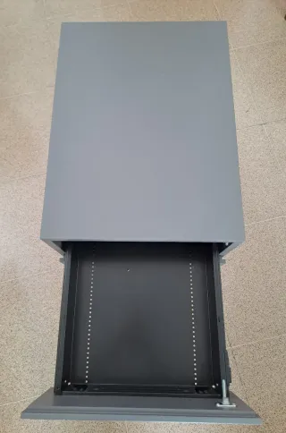 Cajonera oficina 1 cajón y 1 cajón portacarpetas