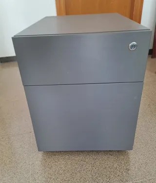 Cajonera oficina 1 cajón y 1 cajón portacarpetas
