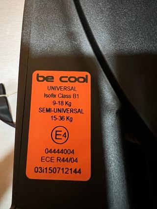 Silla de coche Grupo 1 con ISOFIX