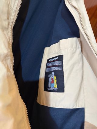 Giacca a vento Geox beige