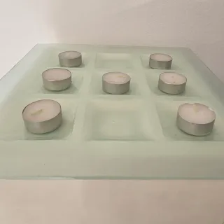 Plato decorativo portavelas..