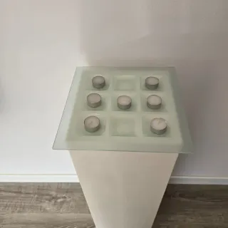 Plato decorativo portavelas..