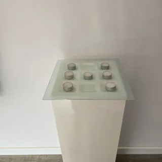 Plato decorativo portavelas..