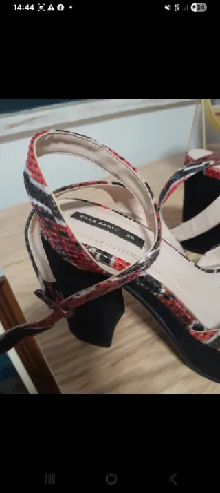 Sandalias Zara Basic Talla 36
