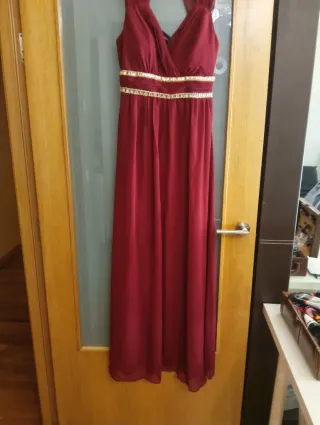 Vestido fiesta Ever-Pretty rojo talla M