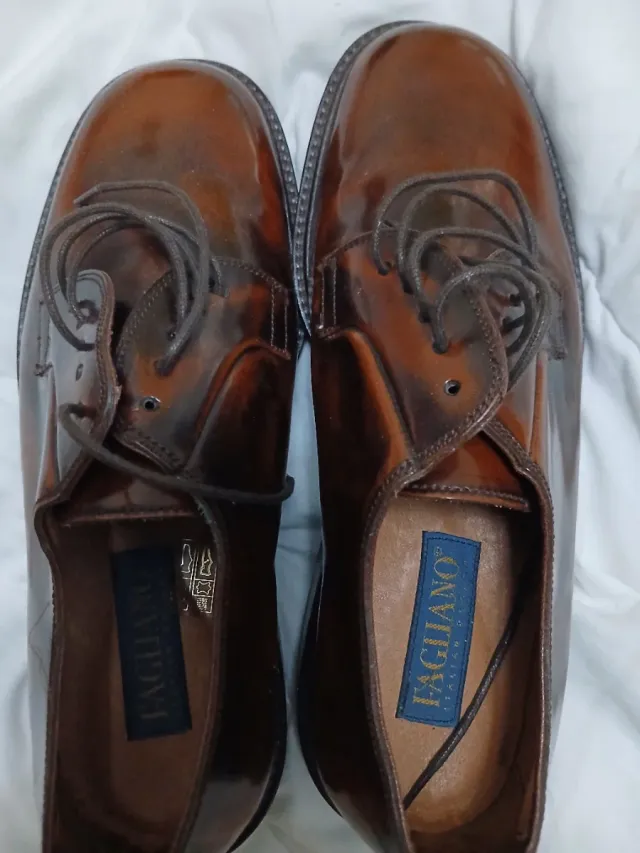 Zapatos de piel FAGLIANO marrones
