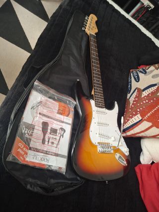 Guitarra Eléctrica Sunburst + Funda