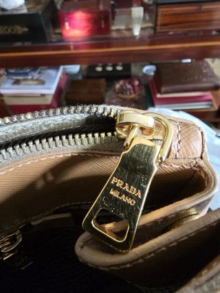 Bolso Piel Prada Camel Nuevo Certificado