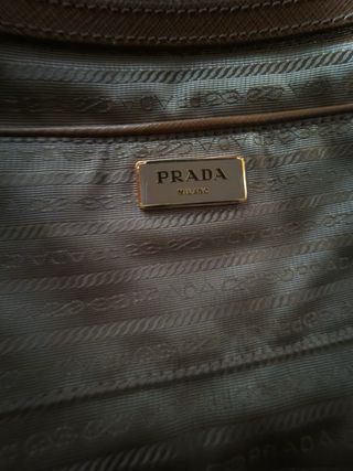 Bolso Piel Prada Camel Nuevo Certificado