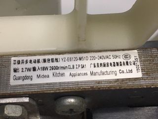 Ventilador para microondas