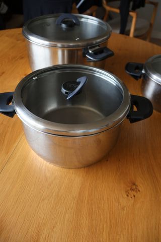 3 Olla apilables Tefal Acero Inoxidable