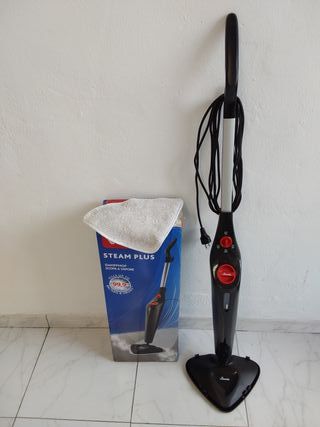 VILEDA-Steam PLUS-Mop a vapore-Prestazioni igieniche di pulizia-Elimina fino al 99,9% dei batteri-Perfetto per tappeti e pavimenti