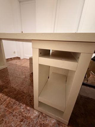 Escritorio blanco 2 metros
