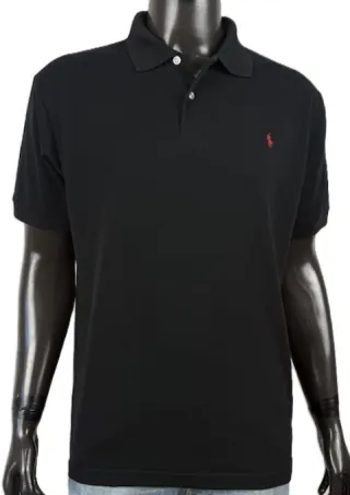 Polo Ralph Lauren Uomo XL Nero Vintage Cotone