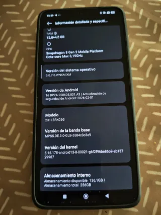 Poco F6 Pro con cargador 120W