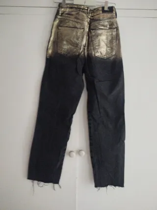 Pantalón vaquero efecto degradado