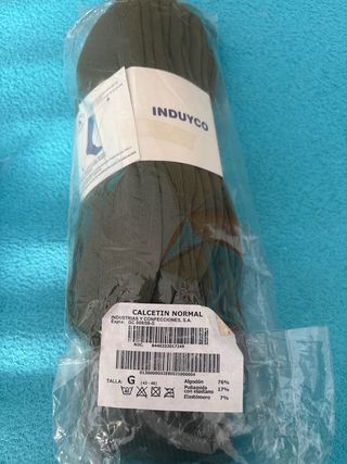 5 Pares Calcetines INDUYCO Verdes Talla G