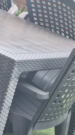 Mesa exterior antracita