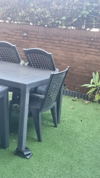 Mesa exterior antracita