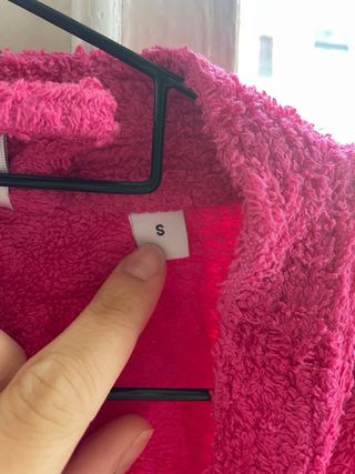Albornoz « La Mariée » Talla Única Rosa