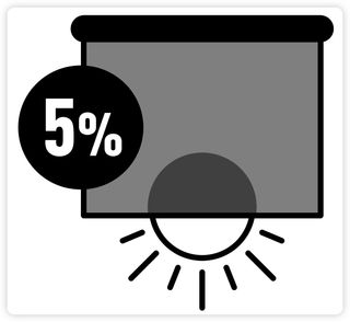 Estor enrollable beige 135x250cm sin usar