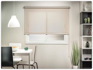 Estor enrollable beige 135x250cm sin usar