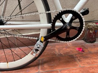 Bicicleta Fixie Blanca GOTTY