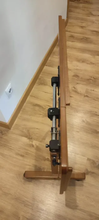 Mesa auxiliar madera maciza Mid Century