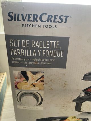 Silvercrest Raclette Parrilla y Fondue