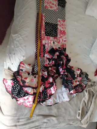 Traje de flamenca patchwork