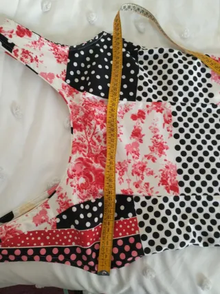Traje de flamenca patchwork
