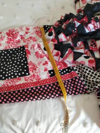 Traje de flamenca patchwork