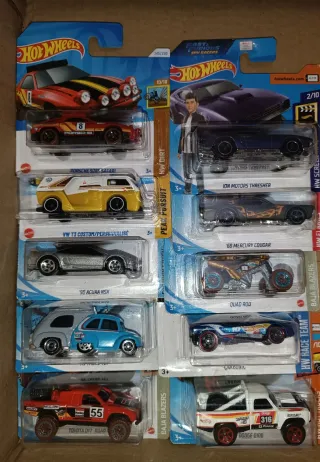 Hot Wheels lote de 10 coches
