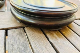 Peana de Madera Antigua