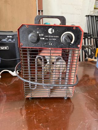 Calentador Eléctrico Naranja
