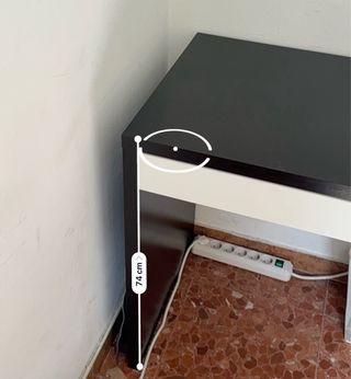 Mesa escritorio Micke Ikea Negra