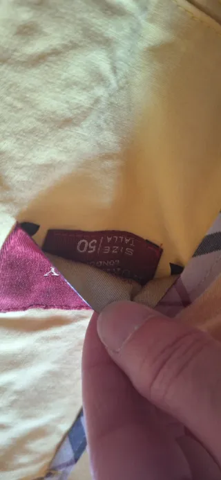 Chaqueta Burberry Amarilla Talla 50