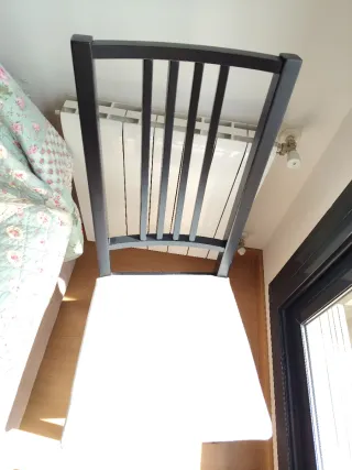 6 Sillas Borje Ikea Negras y Blancas