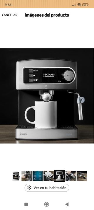Cafetera Cecotec Power Espresso 20