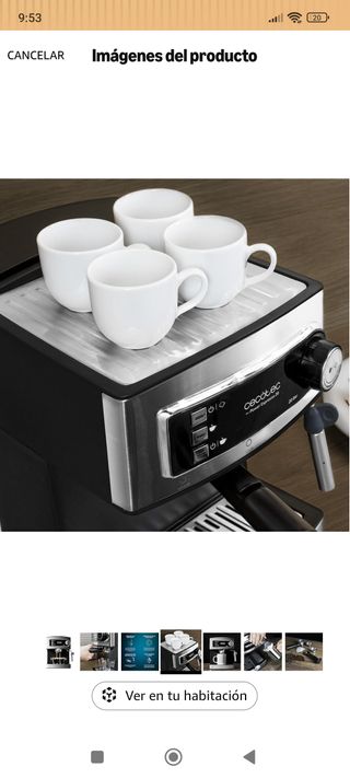 Cafetera Cecotec Power Espresso 20